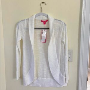 Lily Pulitzer White Cardigan in Size XS
